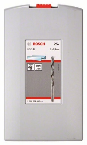 סט מקדחים למתכת BOSCH HSS-R