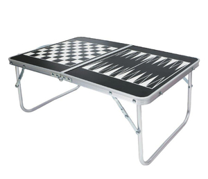 מיני שולחן פיקניק Picnic Table עם לוח וכלי שחמט | ששבש | דמקה