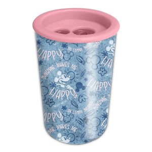 מחדד ידני בשני גדלים בקופסת פלסטיק עם מכסה - מיקי מאוס