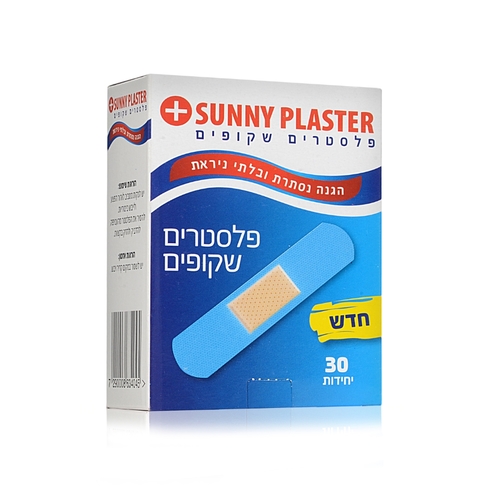 פלסטרים שקופים - 30 יח'