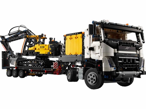 לגו טכני - משאית Volvo FMX ומחפר חשמלי  42175