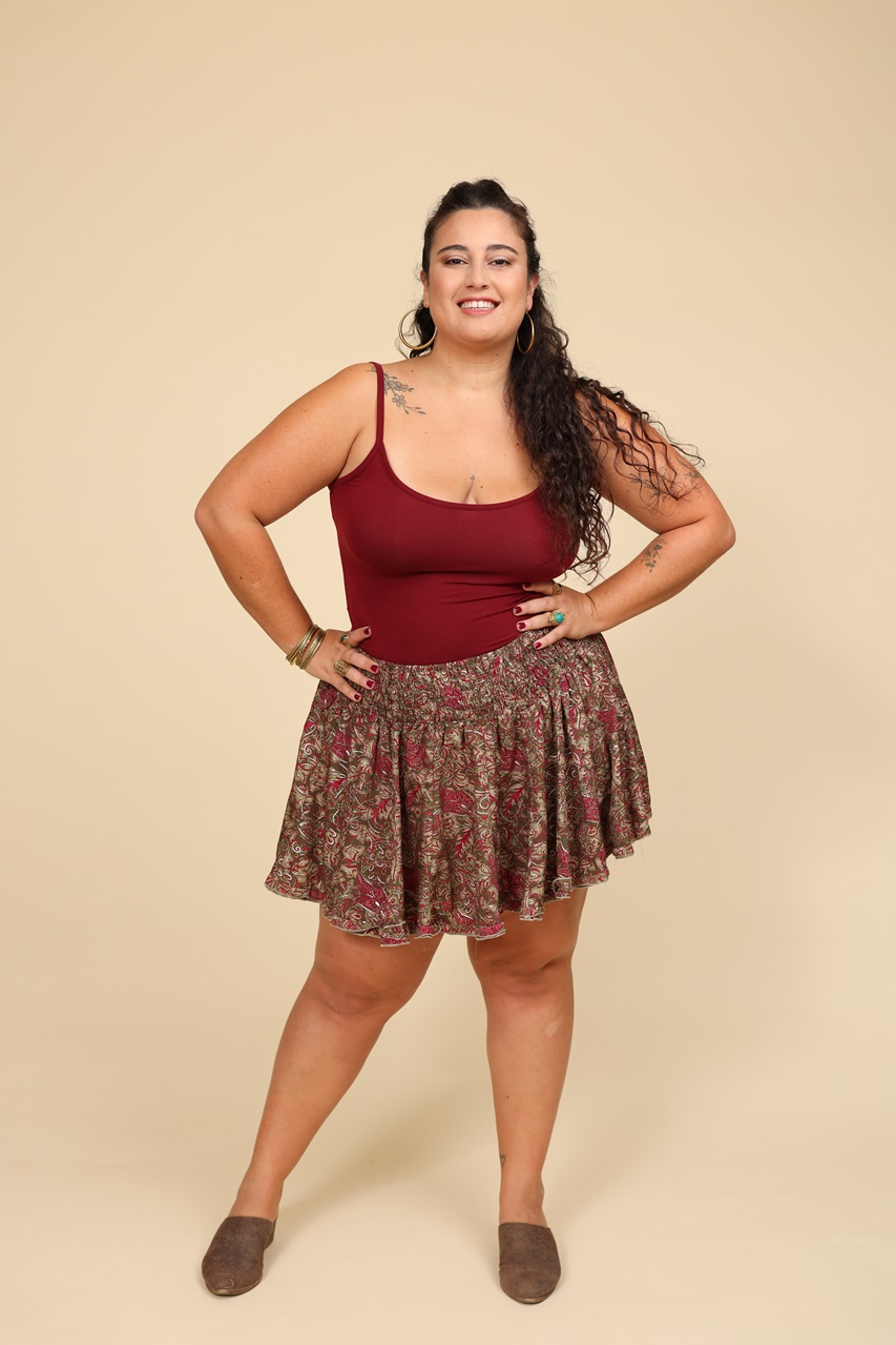 גופיה ספגטי plus size
