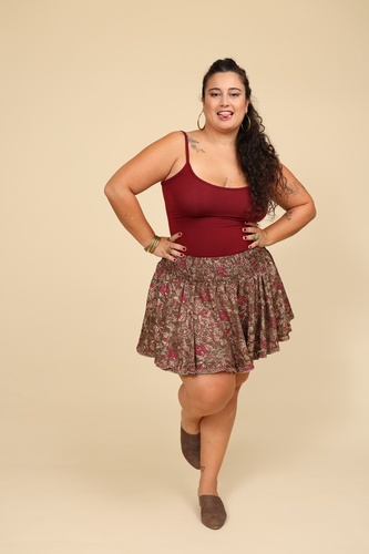 גופיה ספגטי plus size