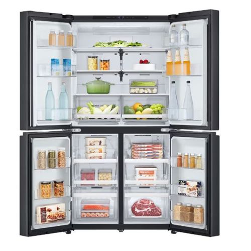 מקרר 4 דלתות 665 ליטר LG GR-728B נירוסטה מושחרת