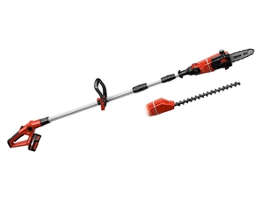 משור שרשרת/גוזם גדר 18V משולב GE-HC 18LI KIT סוללה 4.0AH ומטען