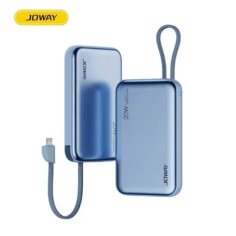 סוללת גיבוי JP298 Magsafe בנפח 10000mAh בהספק מקסימלי של 22.5W מבית Joway - צבע כחול 