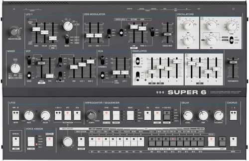 סינתיסייזר Super 6 Desktop 