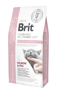 בריט רפואי לחתול היפואלרגני 2 ק”ג - Brit Veterinary Diet HYPOALLERGENIC