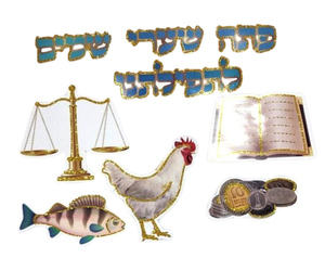 ערכת קישוט פתח שערי שמים לתפילתנו עם נצנצים