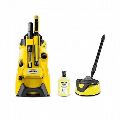 מכונת שטיפה בלחץ דגם K4 POWER CONTROL KARCHER + הליקופטר דגם T5 + סבון