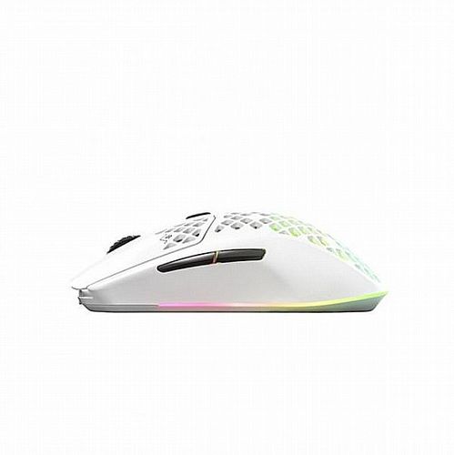 עכבר גיימינג אלחוטי דגם AEROX 3 WIRELESS STEELSERIES בצבע לבן