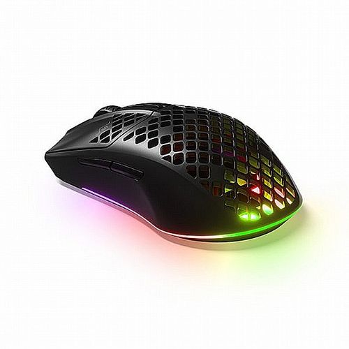 עכבר גיימינג אלחוטי דגם AEROX 3 WIRELESS STEELSERIES בצבע שחור Onyx