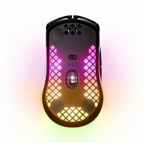 עכבר גיימינג אלחוטי דגם AEROX 3 WIRELESS STEELSERIES בצבע שחור Onyx