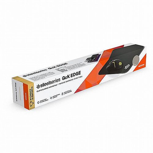 משטח לעכבר גיימינג דגם QCK EDGE MEDIUM STEELSERIES בצבע שחור