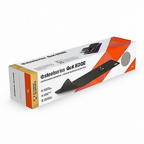 משטח לעכבר גיימינג דגם QCK EDGE XL STEELSERIES בצבע שחור