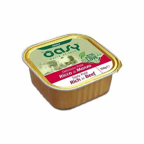 אואסי מעדן לכלב פטה בקר 150 גרם