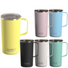 ספל תרמי נירוסטה ציפוי קרמי פנימי Tower Mug מבית ASOBU ורוד