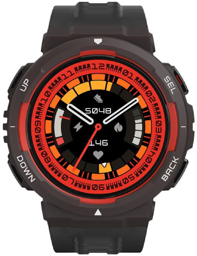 שעון חכם מתקדם Amazfit Active Edge Black Lava