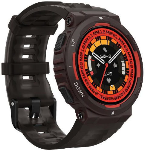 שעון חכם מתקדם Amazfit Active Edge Black Lava