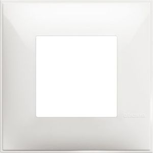 מסגרת רבועית 2 מודול לקופסא 55 לבן CLASSIA