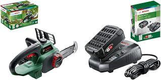  מסור שרשרת נטען BOSCH + סוללה 2.5 AH אמפר +מטען בוש Universal Chain 18V