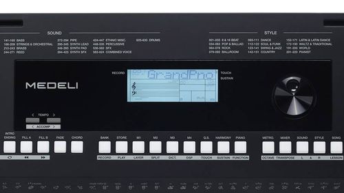 זוית נוספת Medeli MK300 keyboard