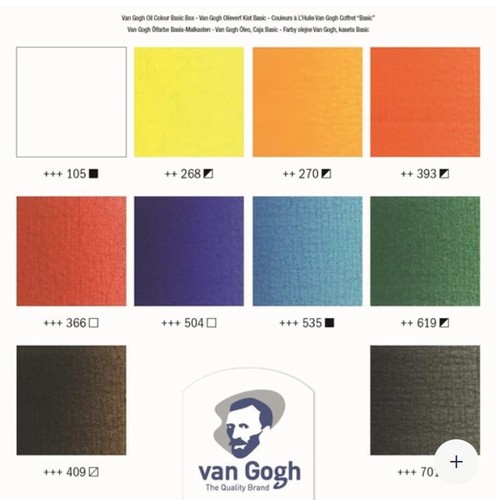סט 10 צבעי שמן Van Gogh (10 מ