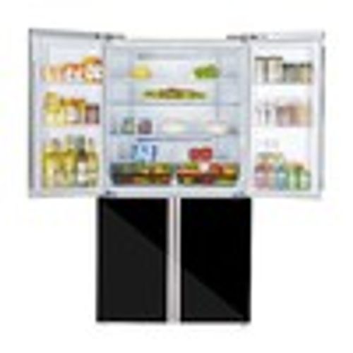 מקרר 4 דלתות מקפיא תחתון נורמנדה Normande KL-940W זכוכית לבנה  