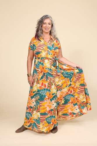 שמלת איגי שרוול קצר plus size