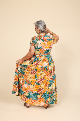 שמלת איגי שרוול קצר plus size