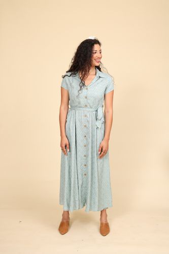 שמלת איגי שרוול קצר plus size