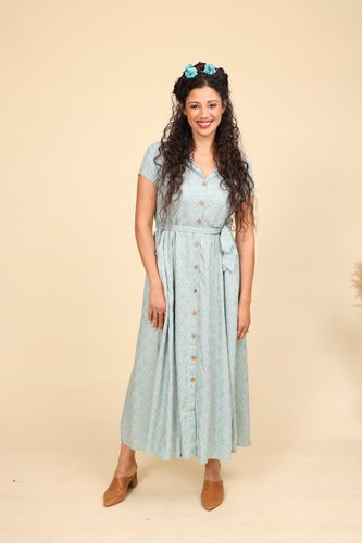 שמלת איגי שרוול קצר plus size