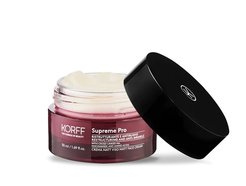 קורף קרם פנים מאט  להפחתת קמטים Korff Supreme Pro Matt Face Cream 50 ml