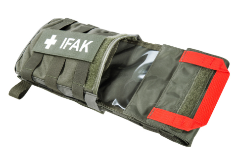 פאוץ' גדול לוחם לעזרה ראשונה רינג'ר TT IFAK Pouch IRR זית - TASMANIAN TIGER