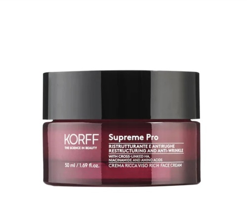 קורף קרם פנים עשיר  Korff Supreme Pro Rich Face Cream 50ml