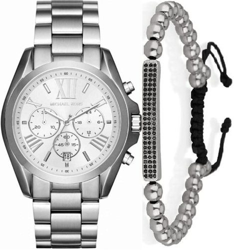 סט שעון מייקל קורס Michael Kors MK5535 צמיד מתנה גברים