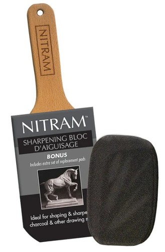 משחזת לפחם ועפרונות רישום מבית NITRAM
