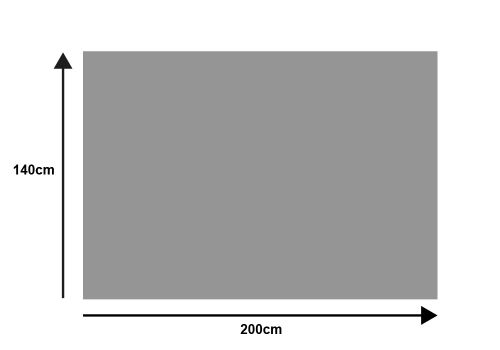 שטיח 140X200 צבעוני  MIRAGE floor mat
