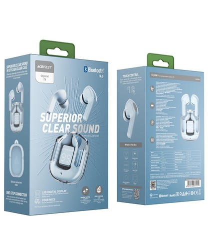 אוזניות Acefast T6 True wireless stereo headset - bluetooth