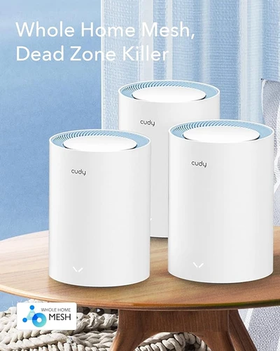 ראוטר ומגדיל טווח CUDY M1300 (3 יח') -IL AC1200 Wi-Fi Mesh Solution