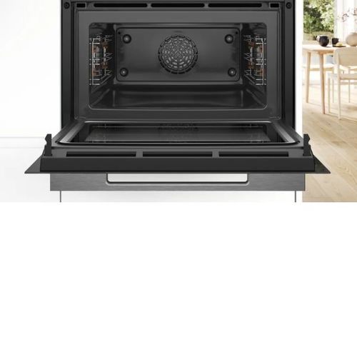 תנור בנוי 45 ליטר משולב מיקרוגל Bosch CMG7241W1 לבן