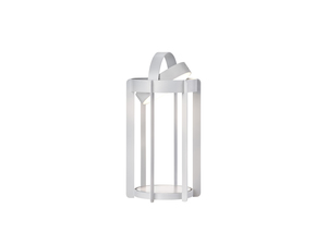 עששית עם תאורת לד Firefly LED - אפור סופט