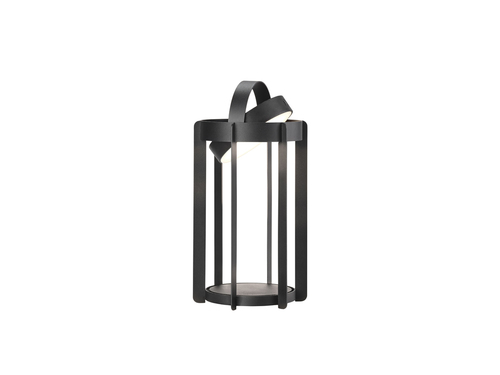 עששית עם תאורת לד Firefly LED - שחור