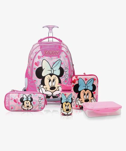 סט schoolbag  מיני מאוס ורוד/ורוד בהיר
