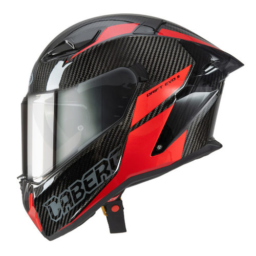 קסדת כביש מלאה קאברג דריפט איבו קרבון 2 CABERG DRIFT EVO CARBON II אדום\קרבון