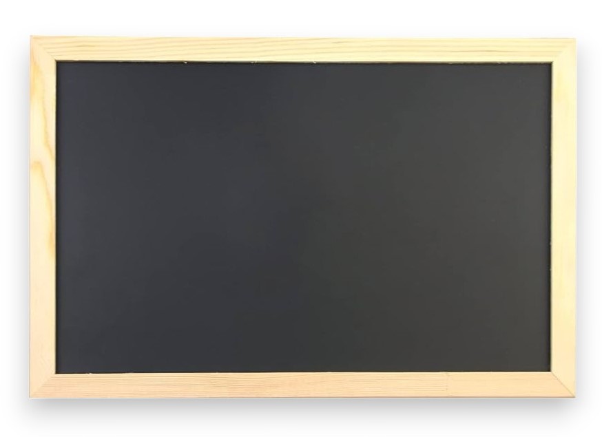 לוח גיר מסגרת עץ 30X40 ס"מ