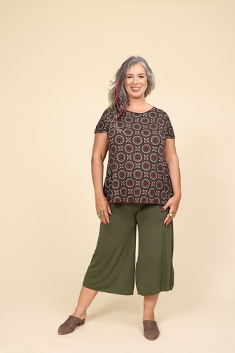מכנס לייקרה 7/8 plus size