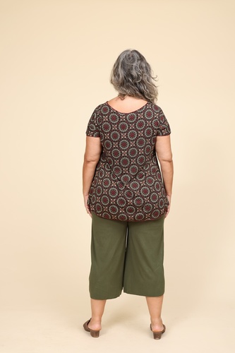 מכנס לייקרה 7/8 plus size