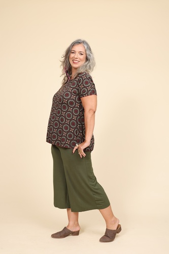 טוניקה סוואלה קצרה  plus size