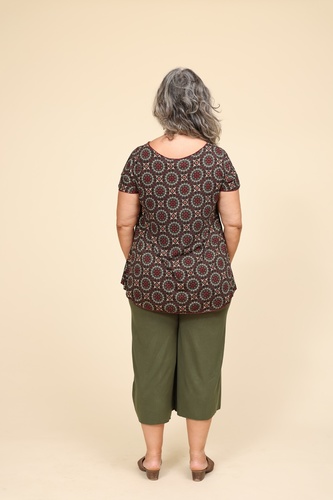 טוניקה סוואלה קצרה  plus size